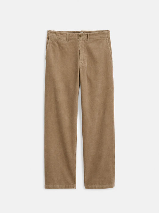 ALEX MILL STRAIGHT LEG PANT IN CORDUROY KHAKI