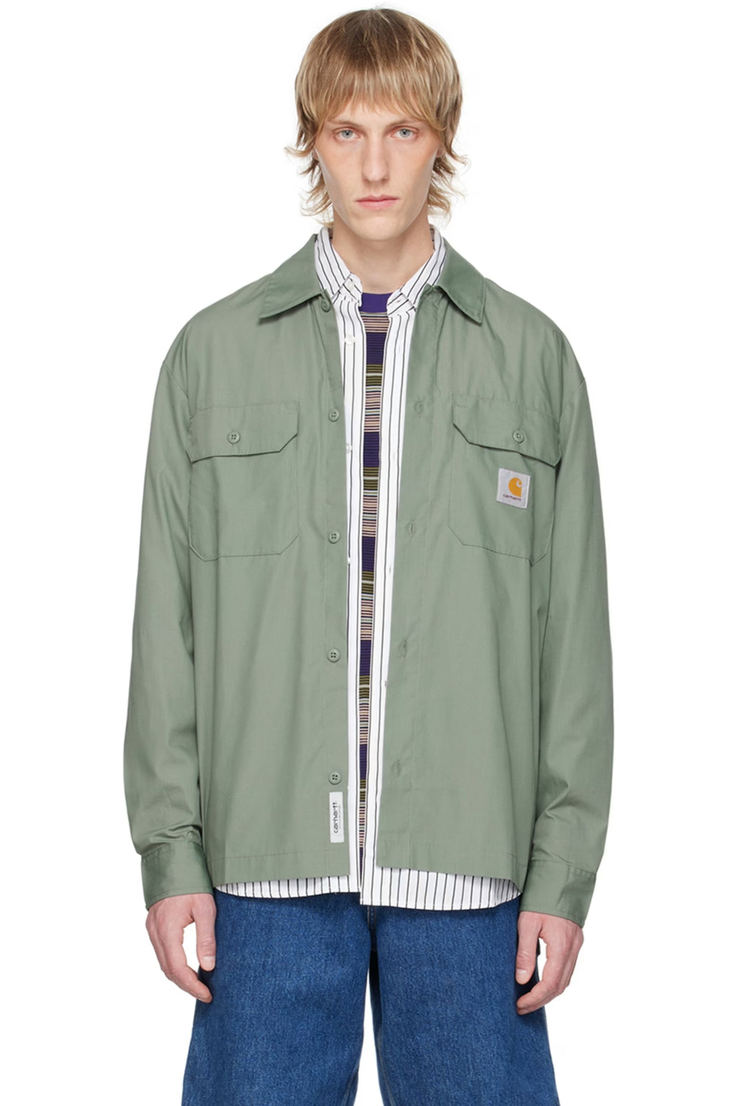 Carhartt WIP - CARHARTT WIP CRAFT SHIRT IN GREEN - Rent With Thred