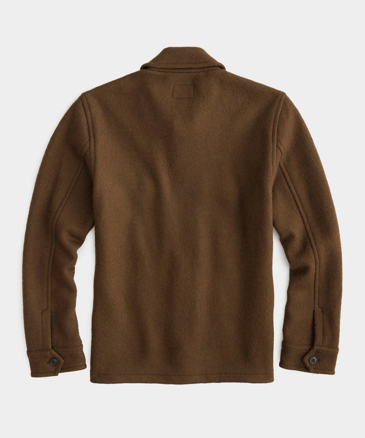 TODD SNYDER ITALIAN CPO SHIRT JACKET IN WEATHERED OAK in WEATHERED OAK — view 3