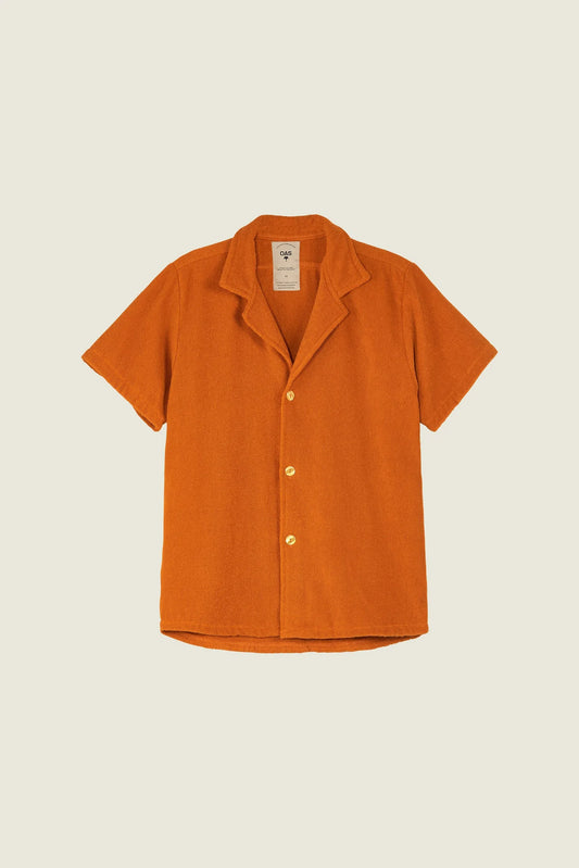 OAS CUBA TERRY SHIRT IN TERRACOTTA