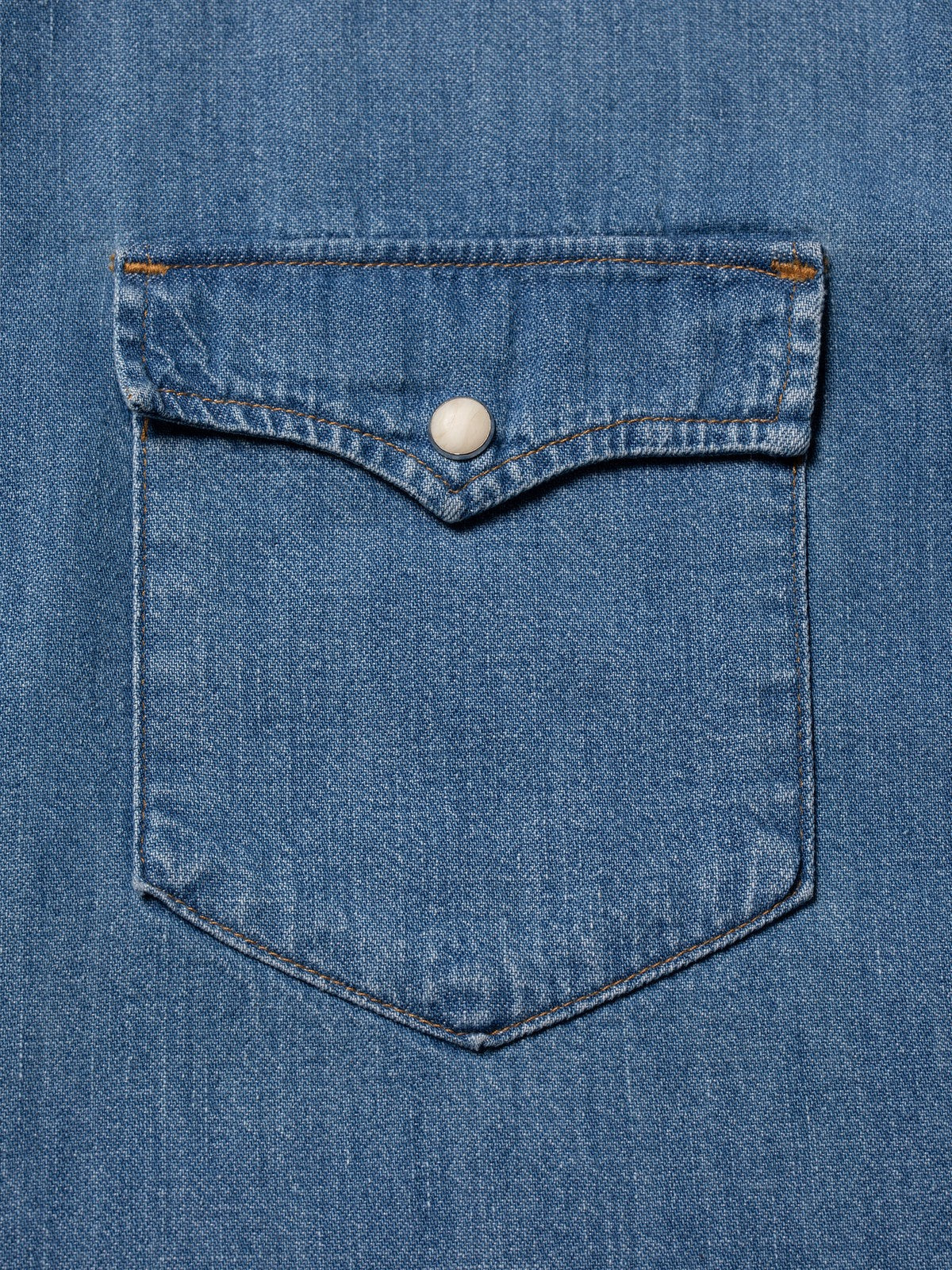 NUDIE JEANS GEORGE WESTERN SHIRT IN DENIM in DENIM — view 2