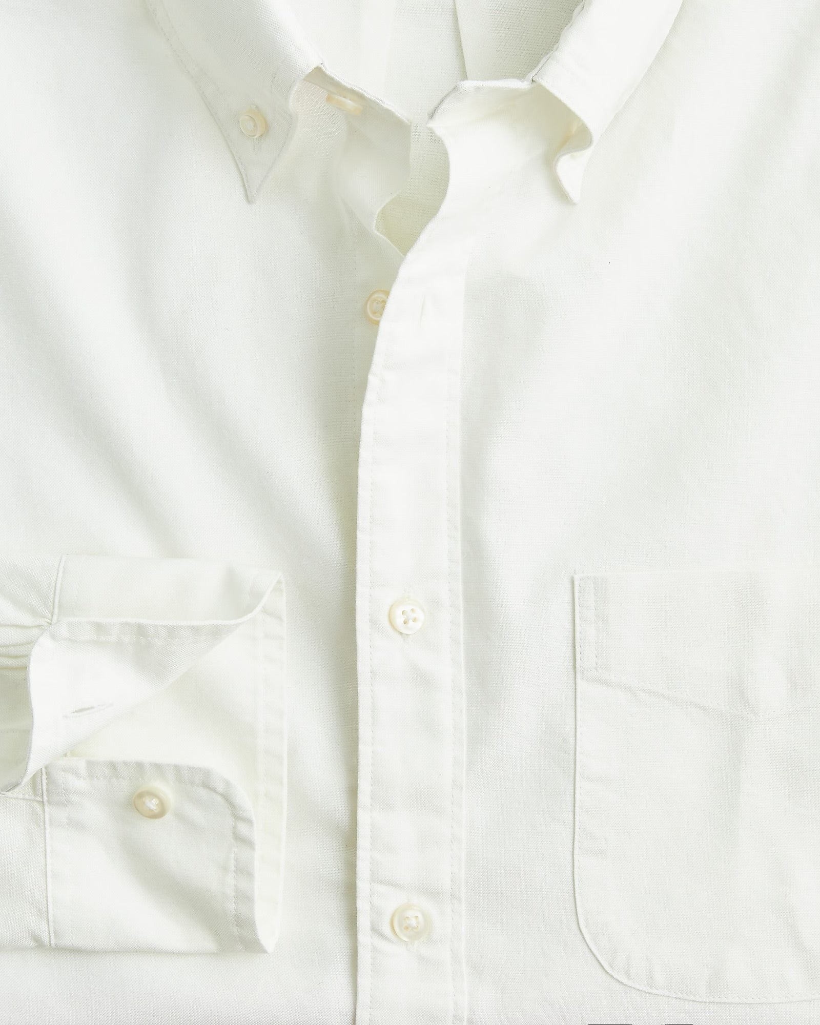 J. Crew J.CREW BROKEN-IN ORGANIC OXFORD SHIRT IN WHITE in WHITE — view 2
