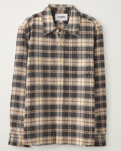 CORRIDOR LONG SLEEVE IN DOBBY WEAVE in DOBBY WEAVE — main product view