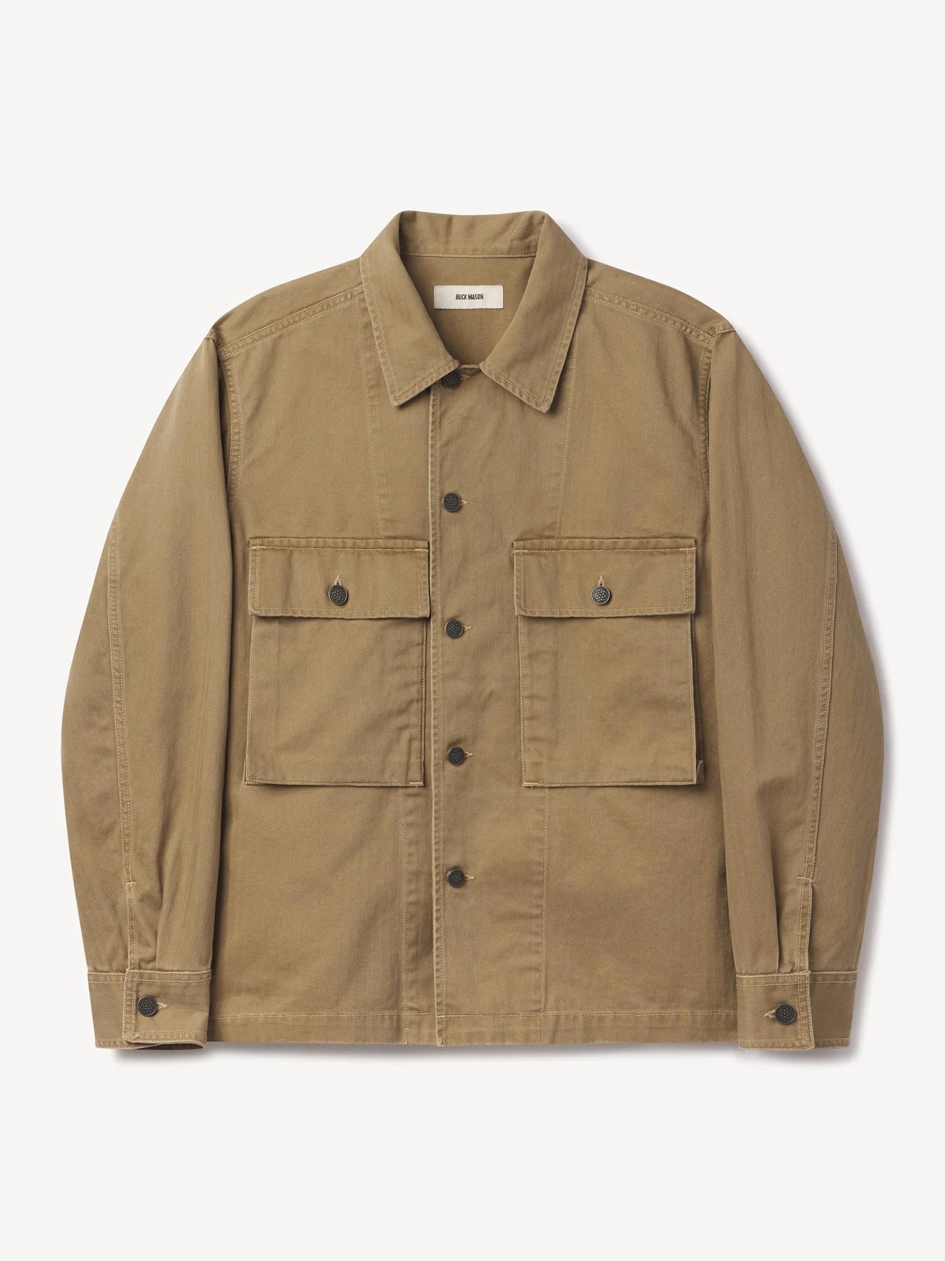 BUCK MASON OMAHA FLYWEIGHT HBT P-43 FATIGUE JACKET IN MARSHLAND in MARSHLAND — main product view