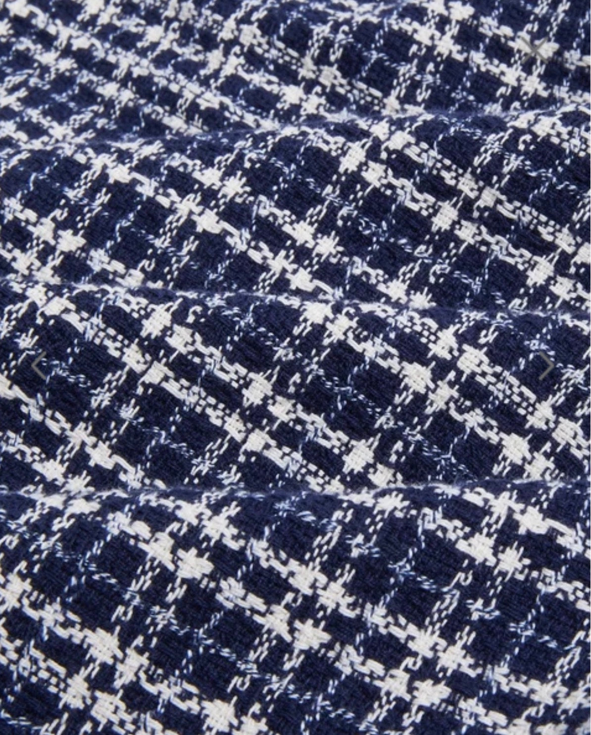 CORRIDOR REVERSE TWEED SNOW CHECK SHIRT IN BLUE