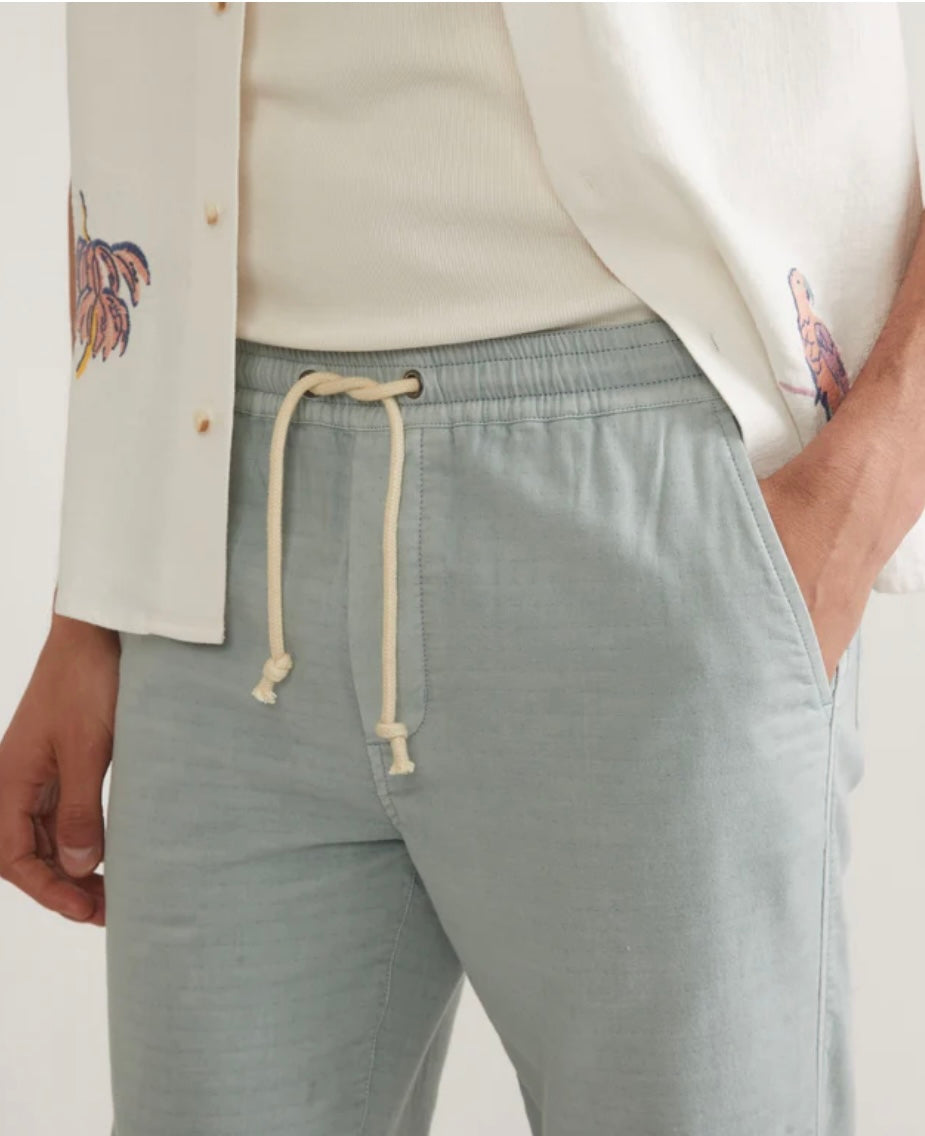MARINE LAYER SATURDAY STRETCH BEACH PANT IN LIGHT BLUE in LIGHT BLUE — view 4