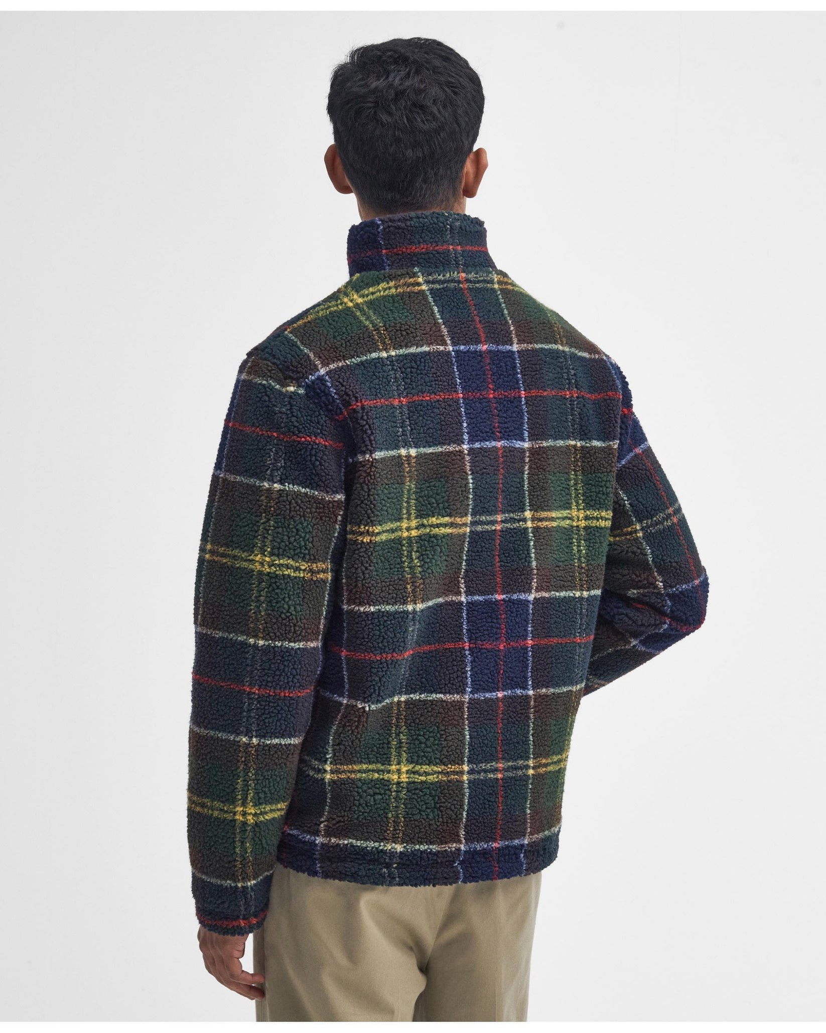 BARBOUR FLEECE ZIP THROUGH IN CLASSIC TARTAN in CLASSIC TARTAN — view 2