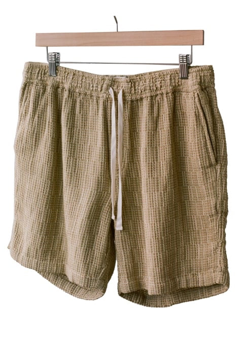 CORRIDOR RAINBOW WEAVE SHORTS IN NATURAL in NATURAL — main product view