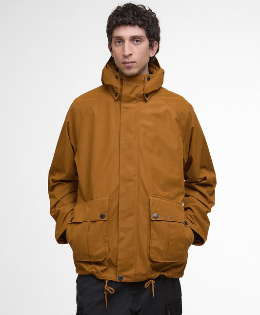 BARBOUR RE ENGINEERED WADING SPEY SHOWERPROOF JACKET IN BRONZE BROWN