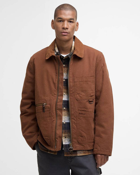 BARBOUR COVE CASUAL JACKET IN UMBER