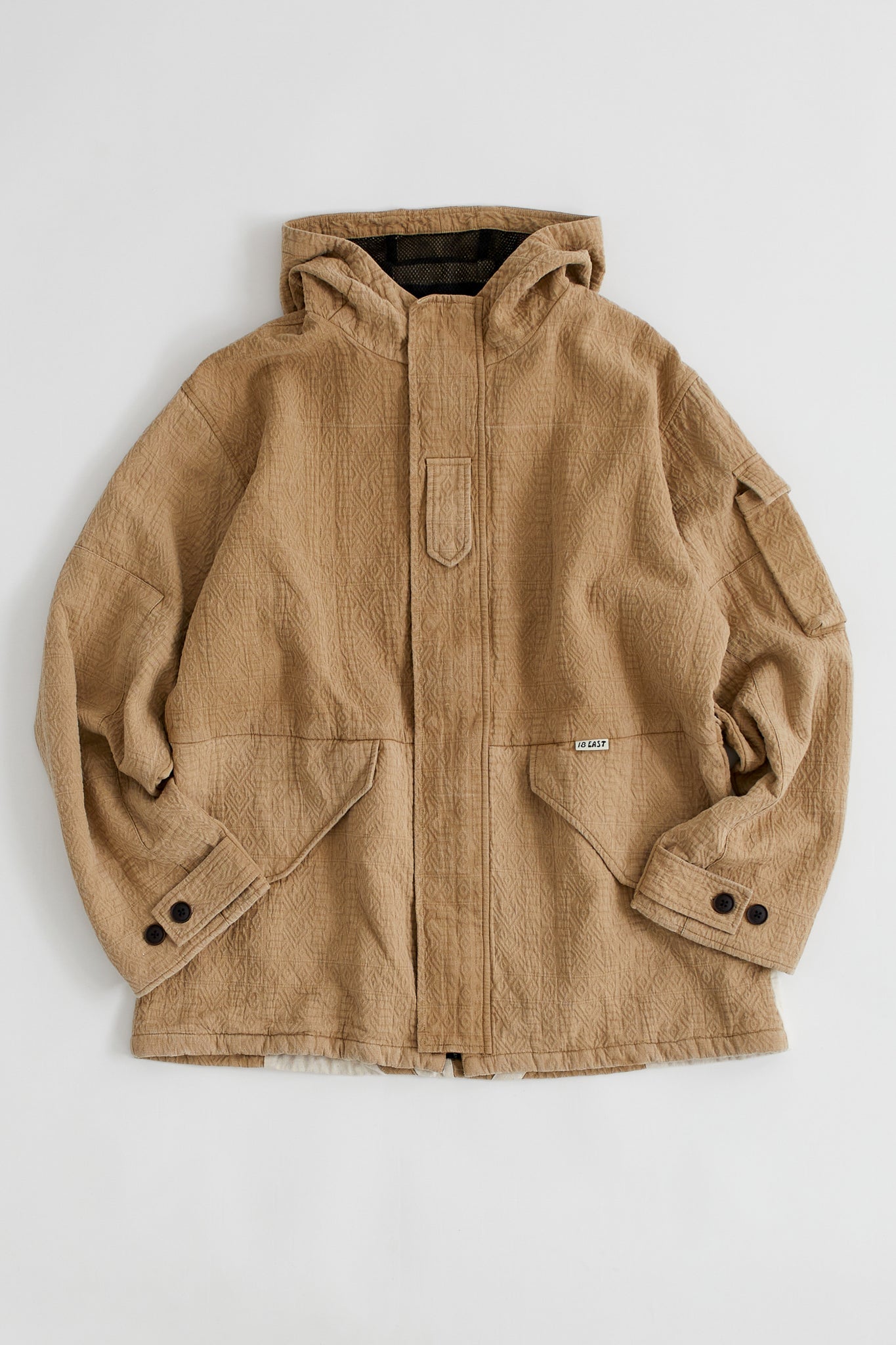 18 EAST PROSPECT PARKA IN STONEWASHED HANDLOOM in STONEWASHED HANDLOOM — main product view