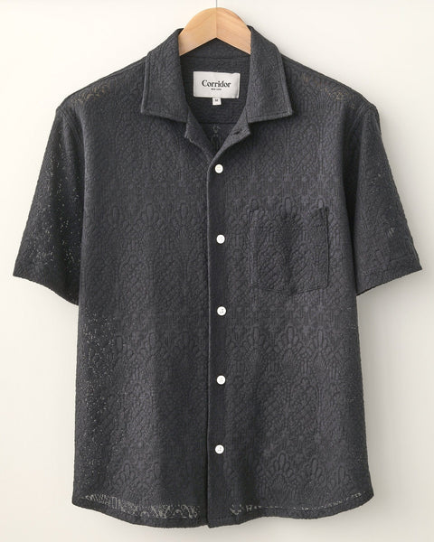 CORRIDOR ALHAMBRA SS CAMP IN BLACK in BLACK — main product view