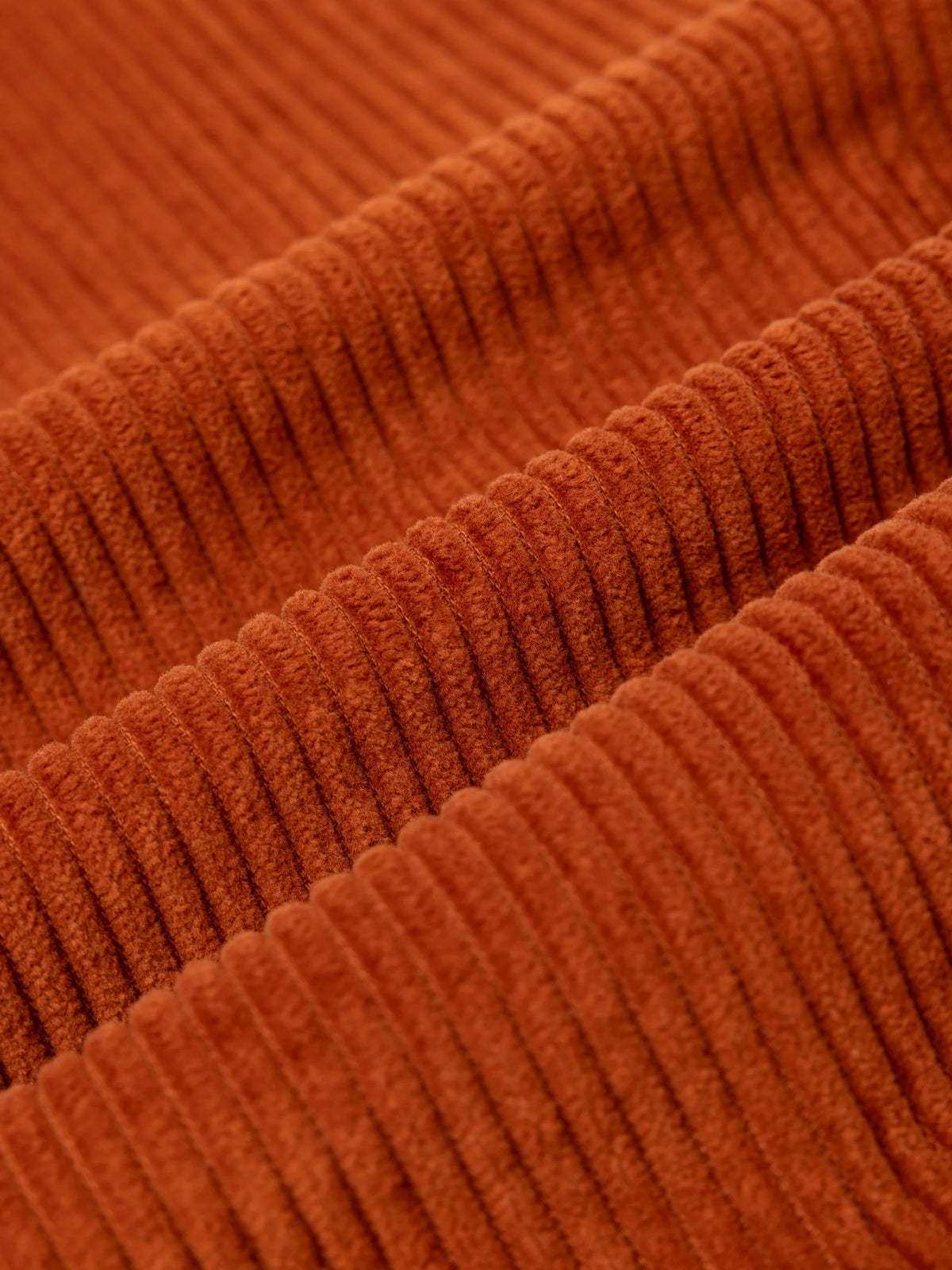 KESTIN DURNO OVERSHIRT IN RUST ORANGE 5-WALE CORDUROY