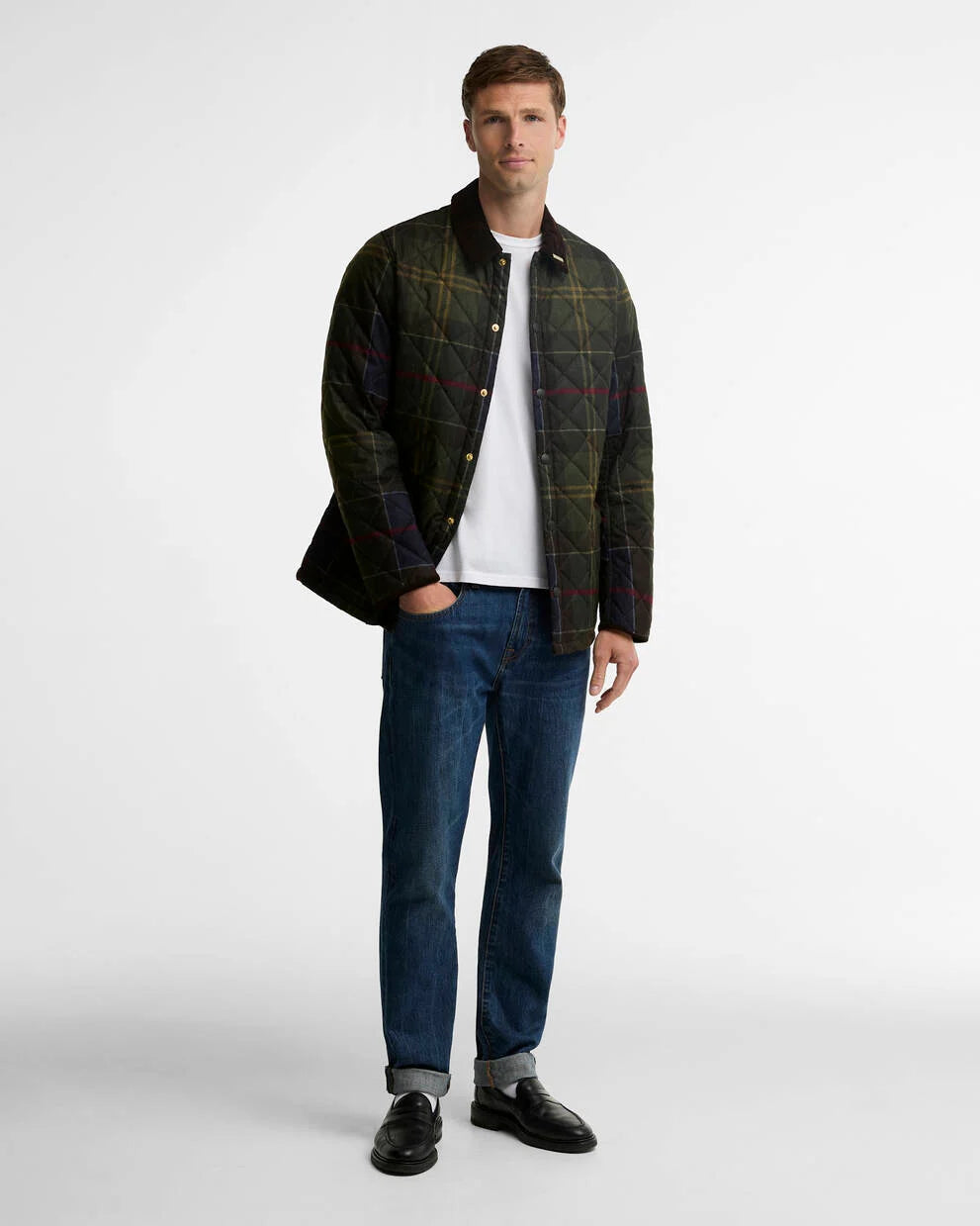 BARBOUR ICONS TARTAN HERITAGE LIDDESDALE QUILTED JACKET IN CLASSIC TARTAN