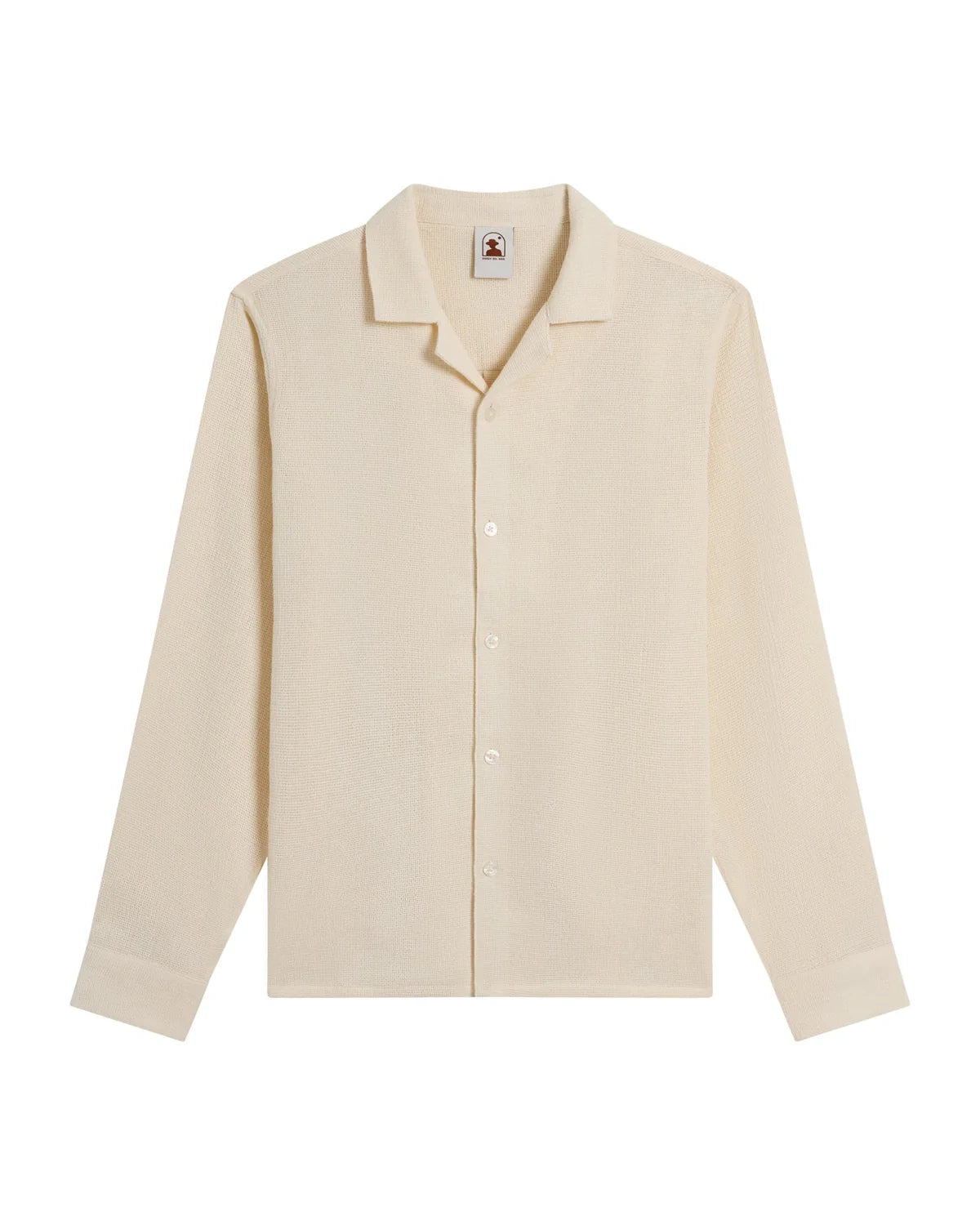 DANDY DEL MAR THE PALMA LONG SLEEVE SHIRT IN SCALLOP in SCALLOP — main product view