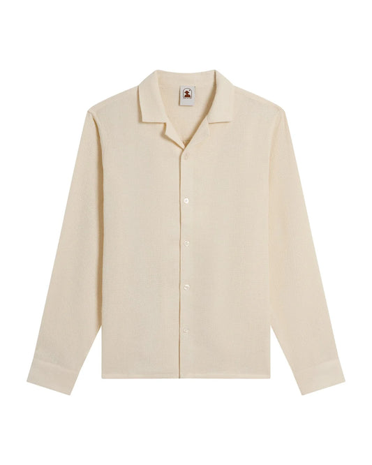 DANDY DEL MAR THE PALMA LONG SLEEVE SHIRT IN SCALLOP