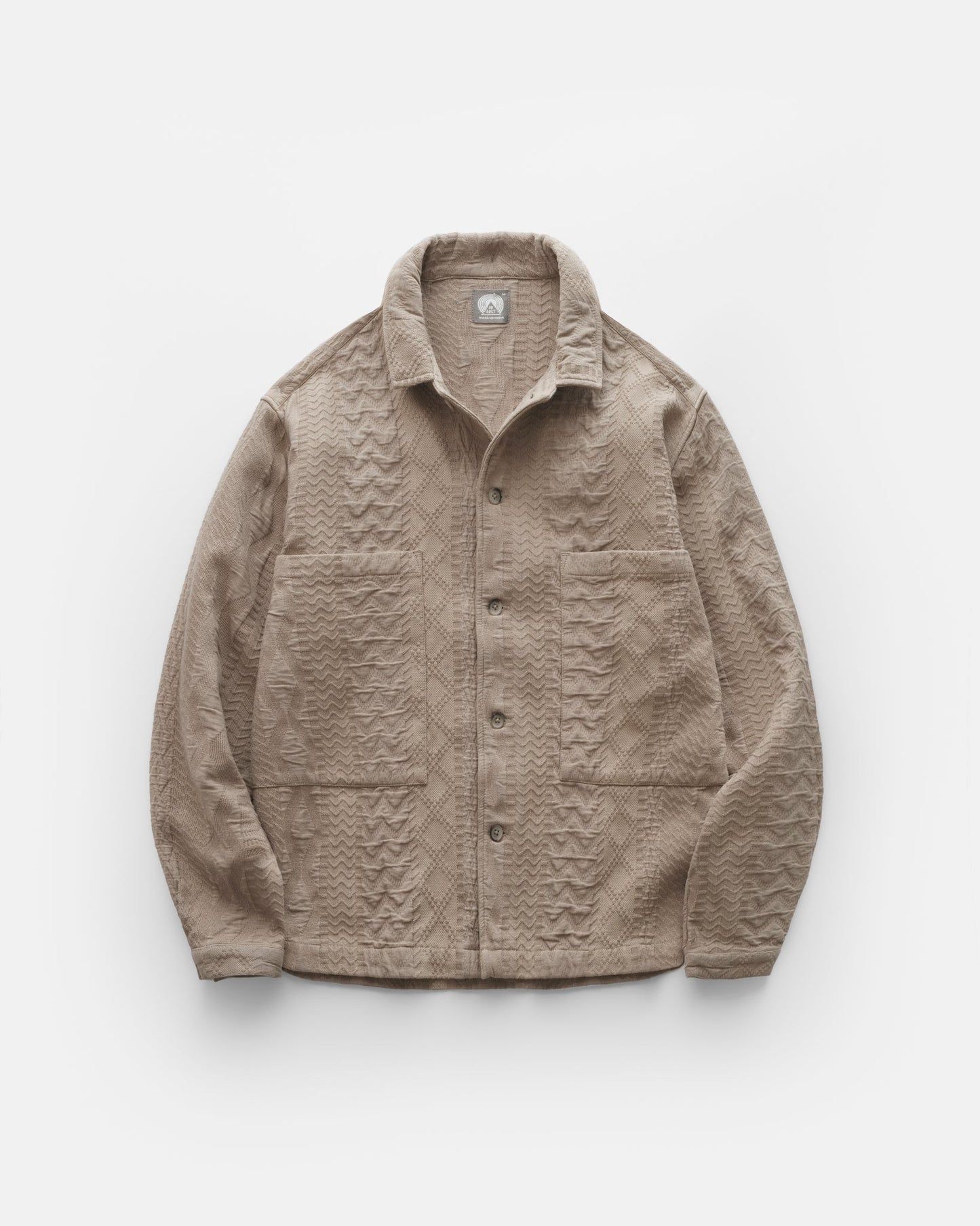 18 EAST SAM SHIRT JACKET IN MULLED BASIL