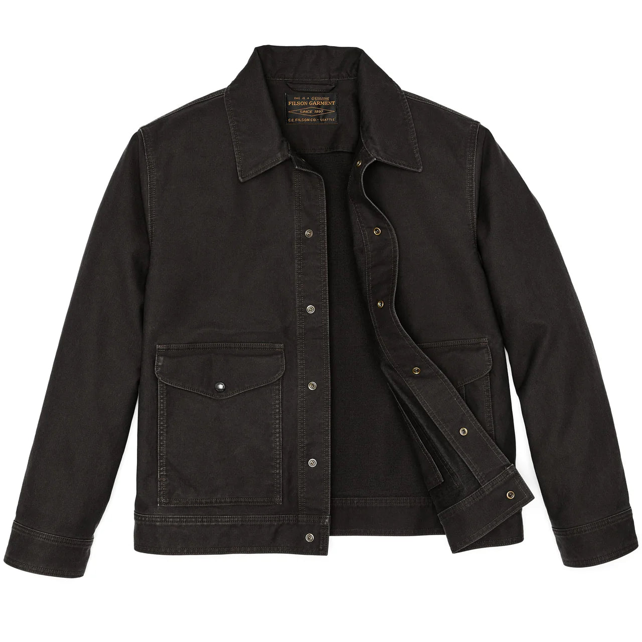 FILSON WORK JACKET IN CINDER in CINDER — view 3