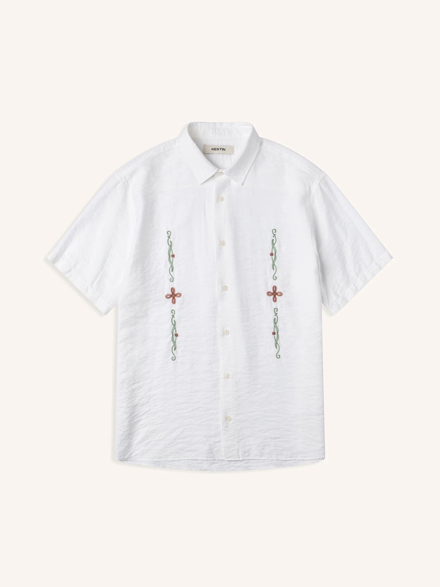 Kestin - KESTIN ABERLADY SHIRT IN WHITE LINEN - Rent With Thred