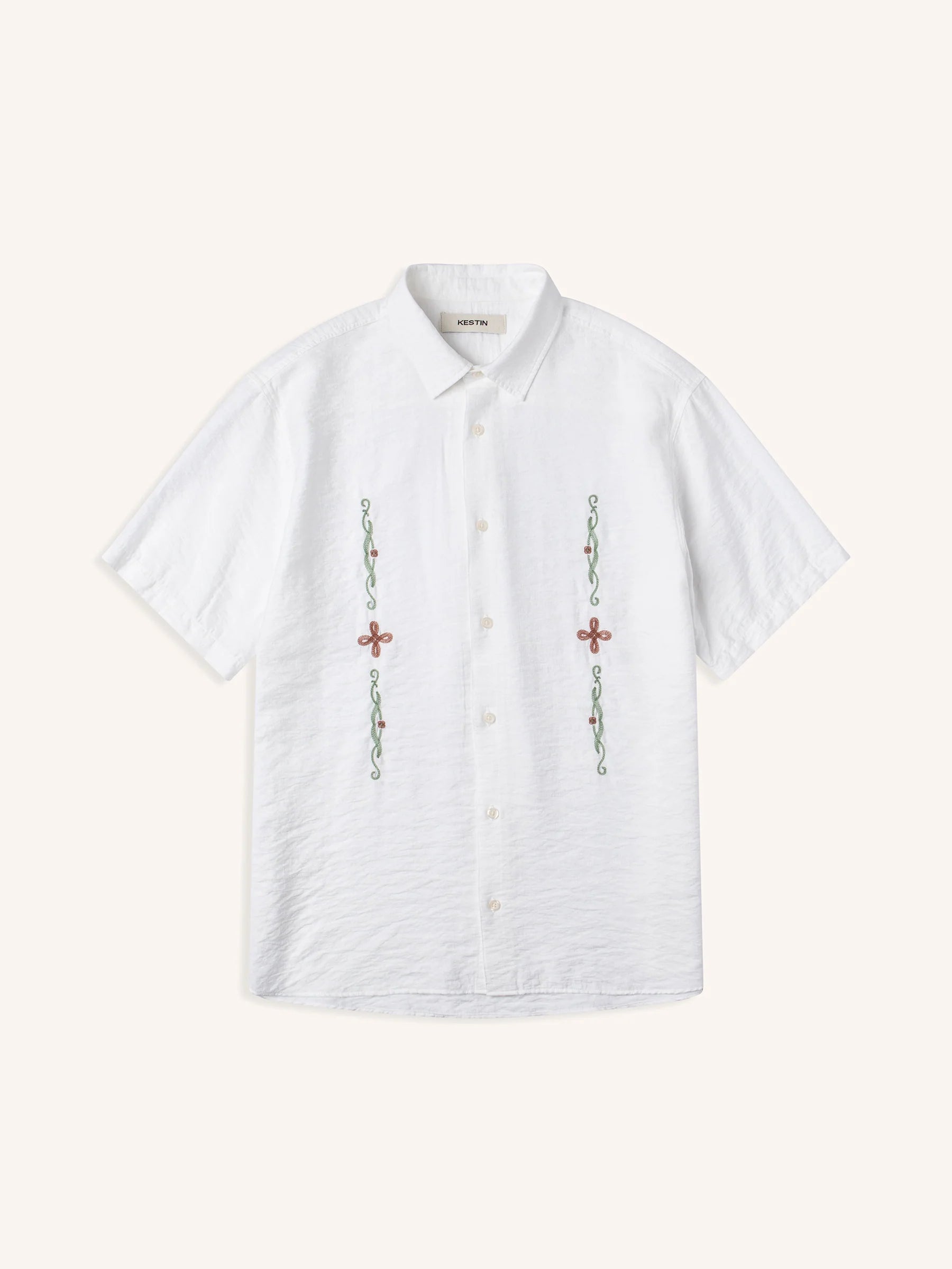 Kestin - KESTIN ABERLADY SHIRT IN WHITE LINEN - Rent With Thred