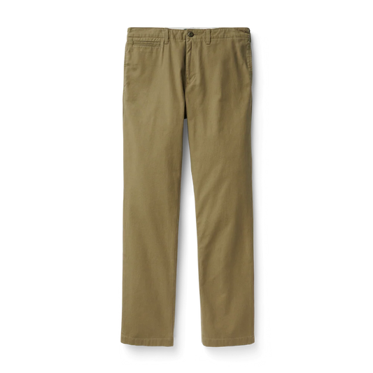FILSON DRAFTSMAN CANVAS PANT IN FADED OLIVE