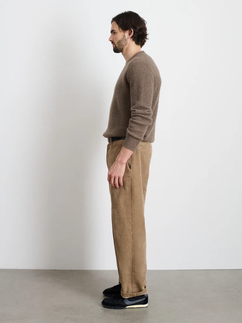 ALEX MILL STRAIGHT LEG PANT IN CORDUROY KHAKI in CORDUROY KHAKI — view 4