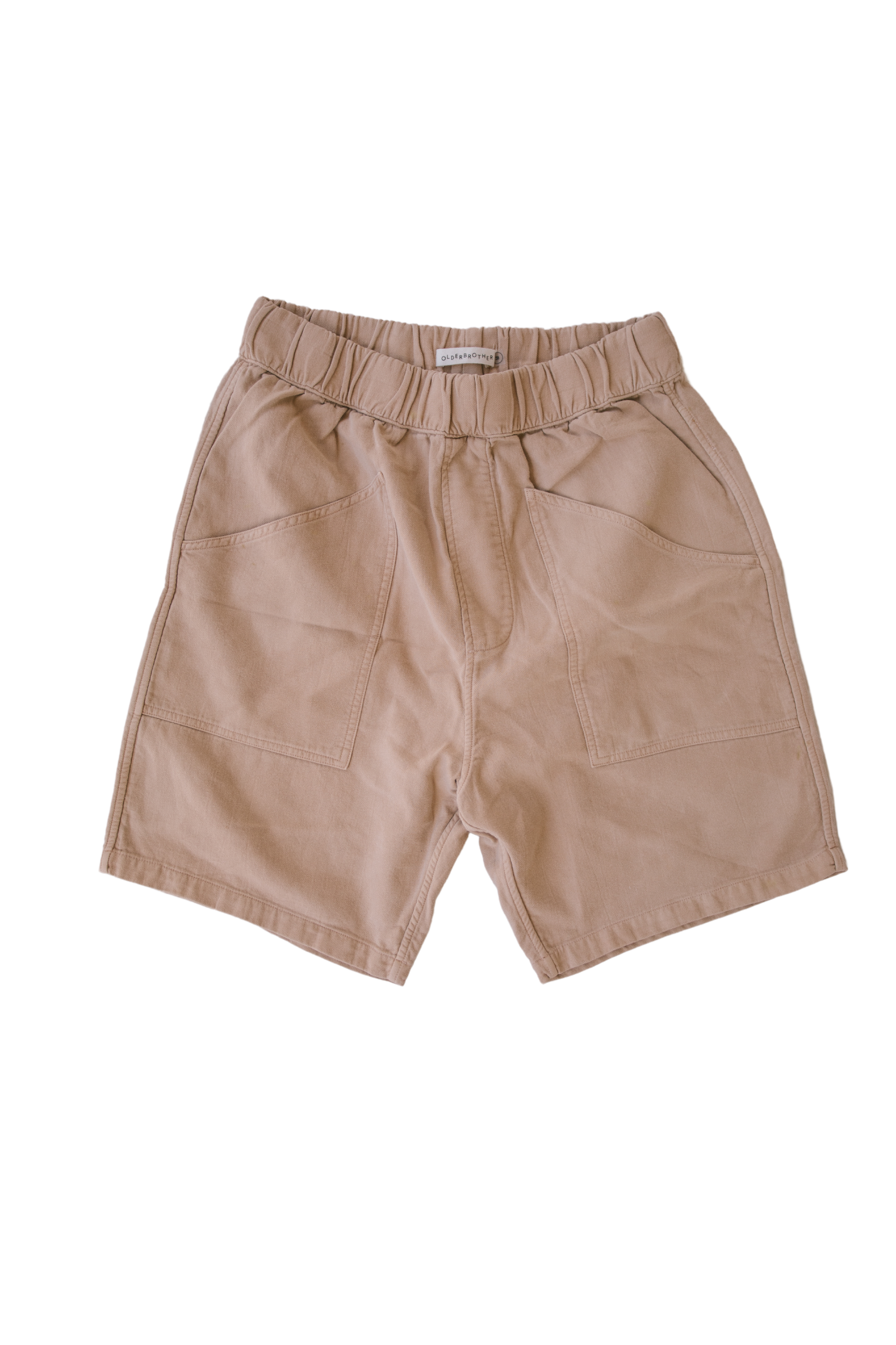 OLDERBROTHER LINEN CANVAS SHORT IN DUSTY ROSE in DUSTY ROSE — main product view