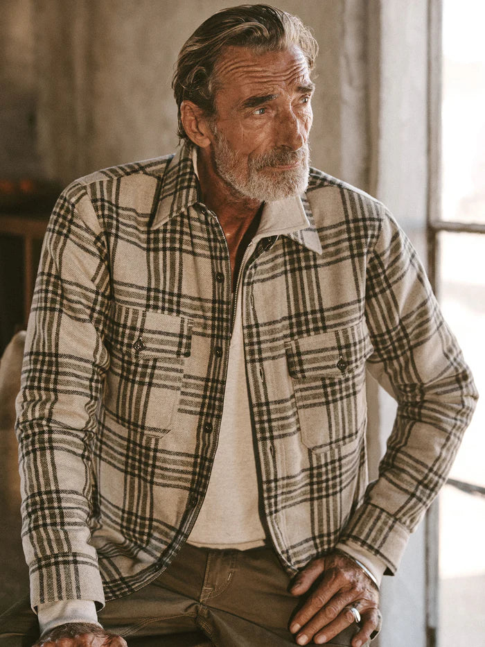 BUCK MASON CPO JACKET IN KHAKI AND OLIVE in KHAKI AND OLIVE — view 2