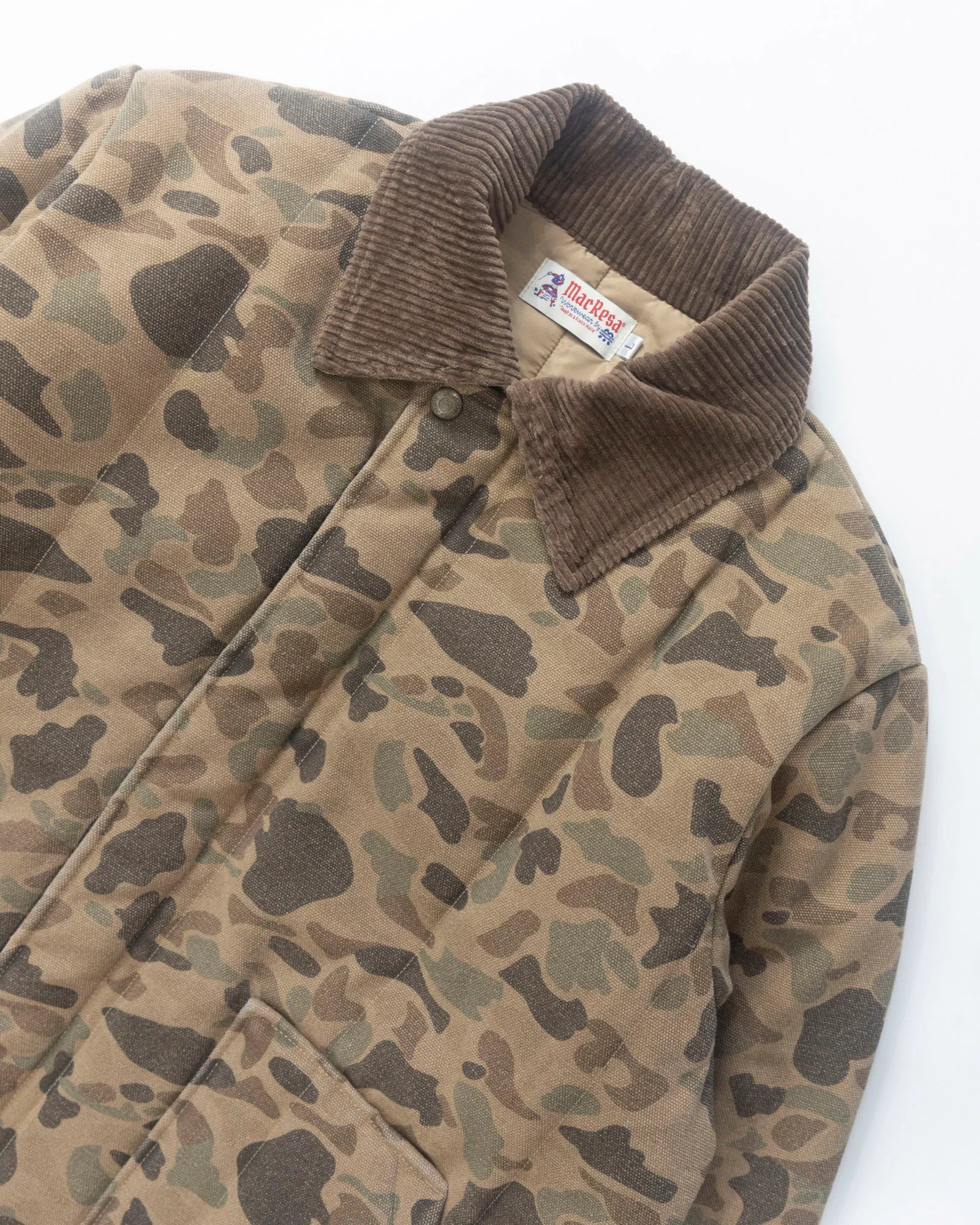 MANRESA THE BITTNER COAT IN DUCK CAMO in DUCK CAMO — view 2