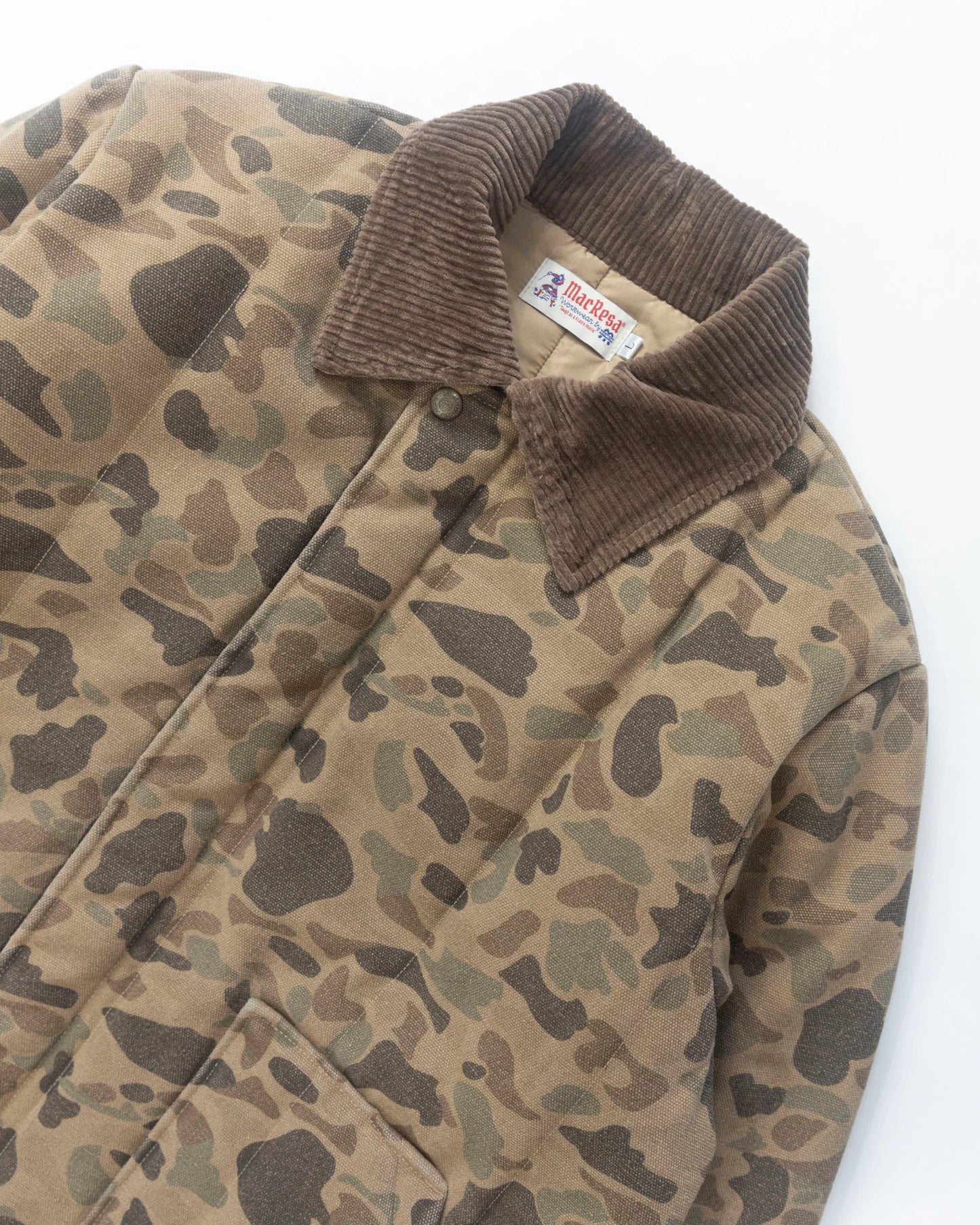 MANRESA THE BITTNER COAT IN DUCK CAMO