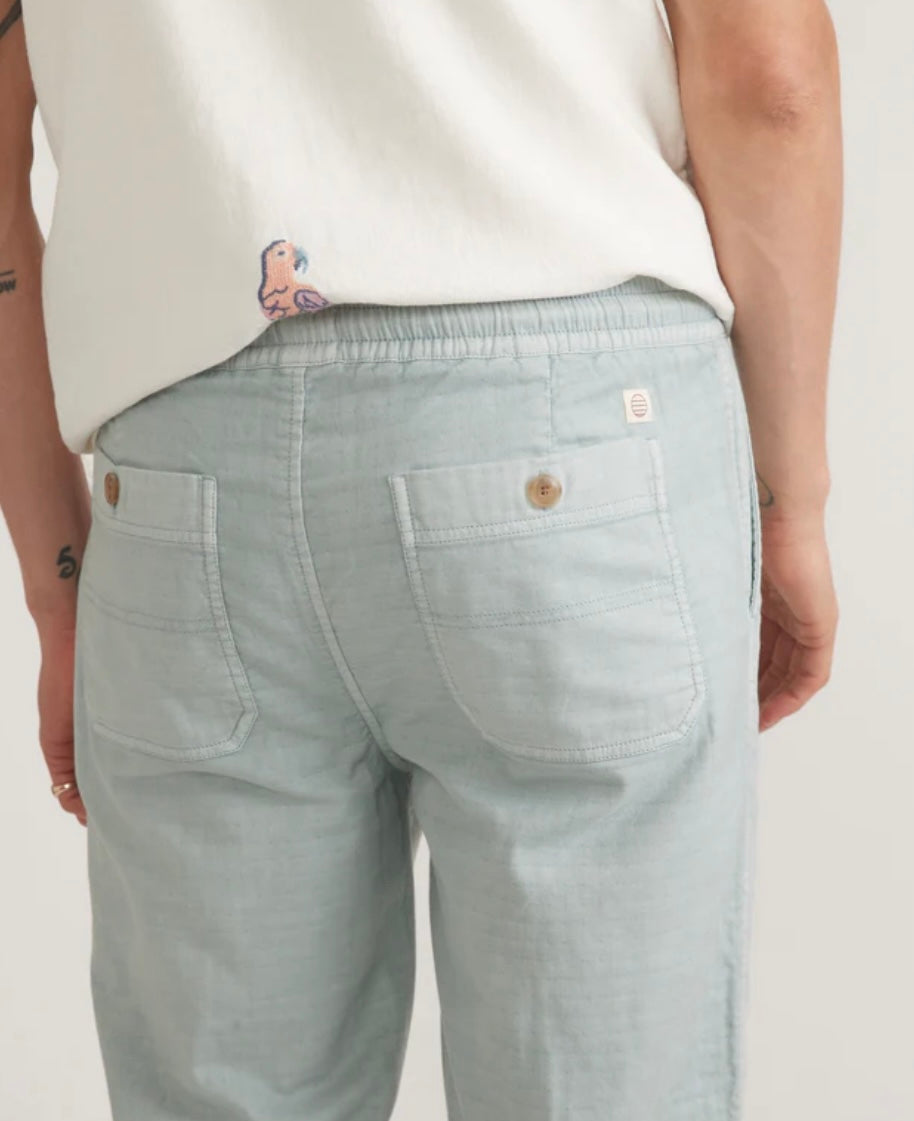 MARINE LAYER SATURDAY STRETCH BEACH PANT IN LIGHT BLUE in LIGHT BLUE — view 5
