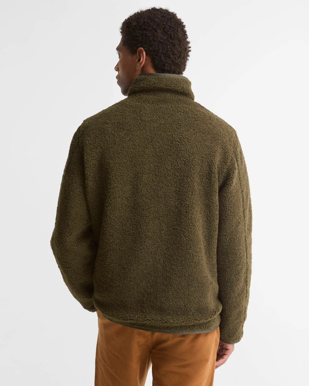 BARBOUR REVERSIBLE FLEECE JACKET IN SAGE