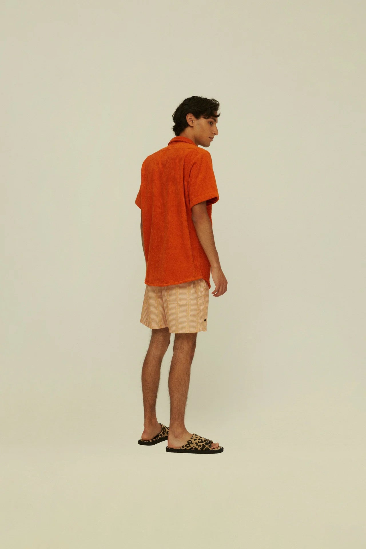 OAS CUBA TERRY SHIRT IN TERRACOTTA in TERRACOTTA — view 4