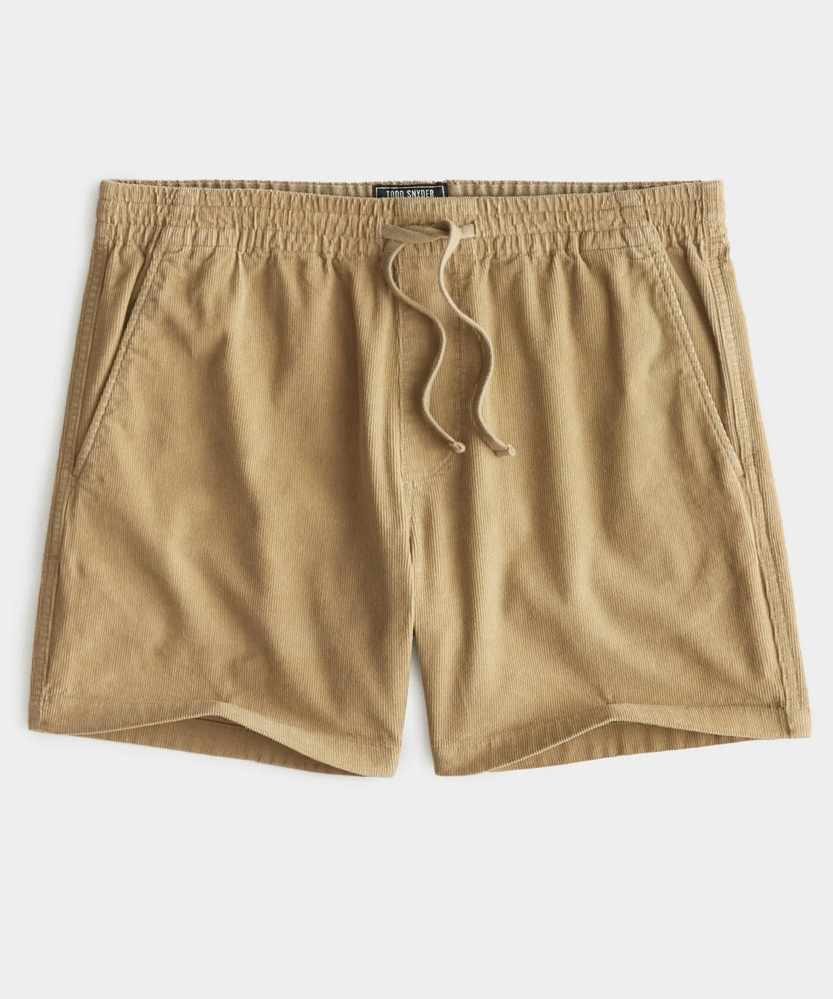 TODD SNYDER 5” CORDUROY WEEKEND SHORT IN KHAKI in KHAKI — main product view