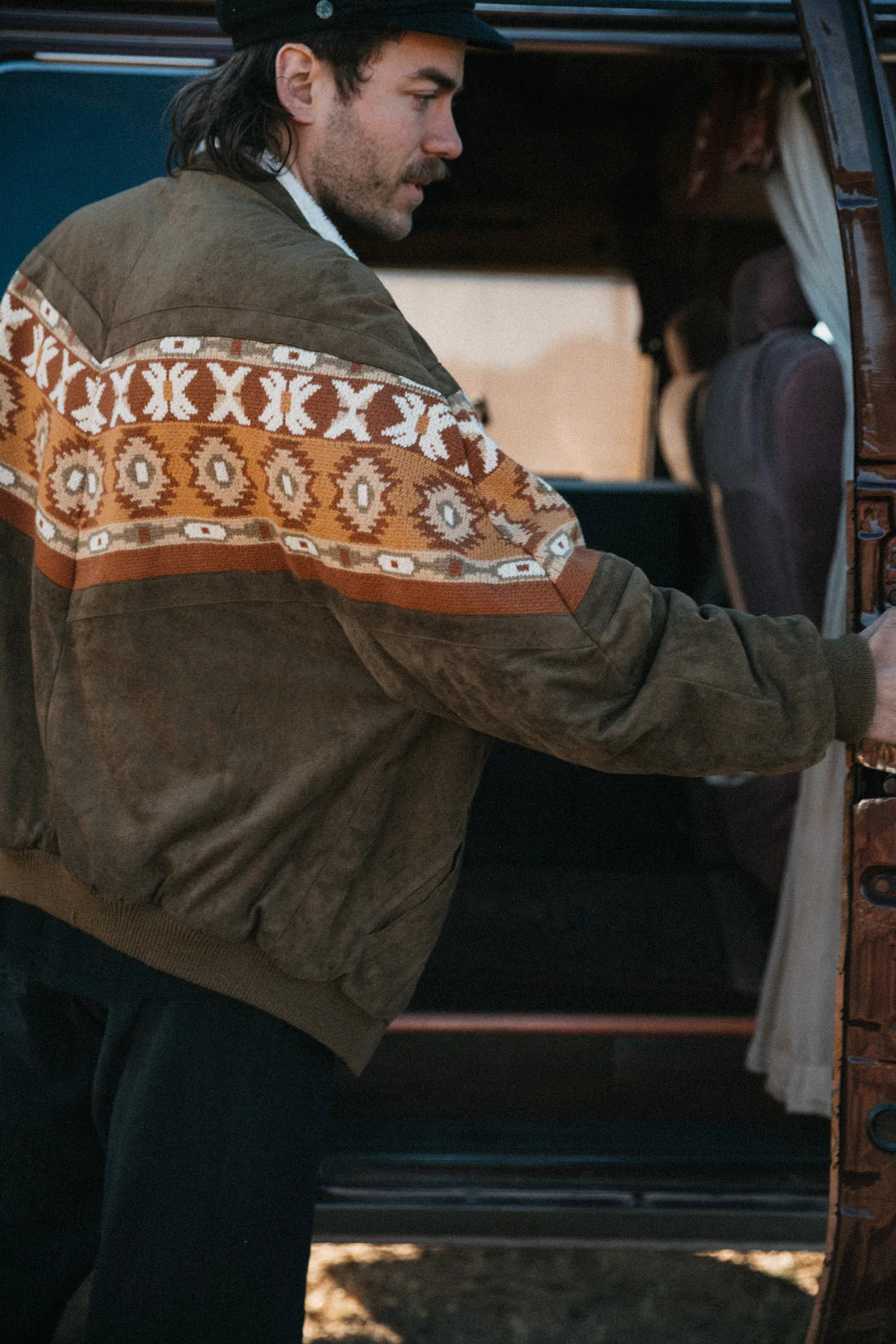 OTTWAY THE LABEL RAREBIRD JACKET IN GREEN in GREEN — view 3