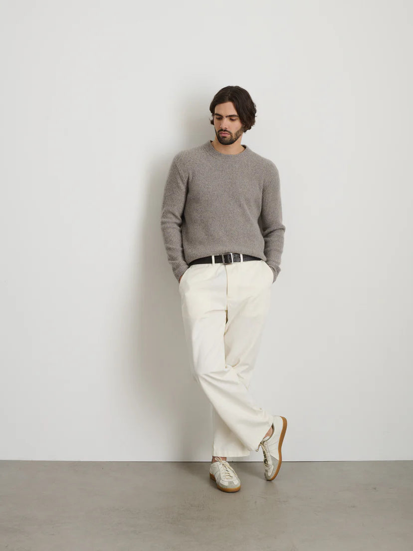ALEX MILL STRAIGHT LEG VINTAGE WASHED CHINO IN VINTAGE WHITE in VINTAGE WHITE — view 2