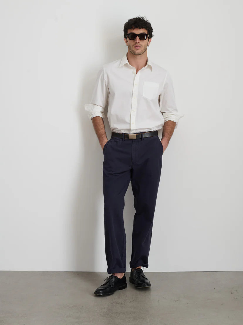ALEX MILL STRAIGHT LEG CHINO IN VINTAGE WASHED DARK NAVY (30” INSEAM) in VINTAGE WASHED DARK NAVY (30” INSEAM) — view 2