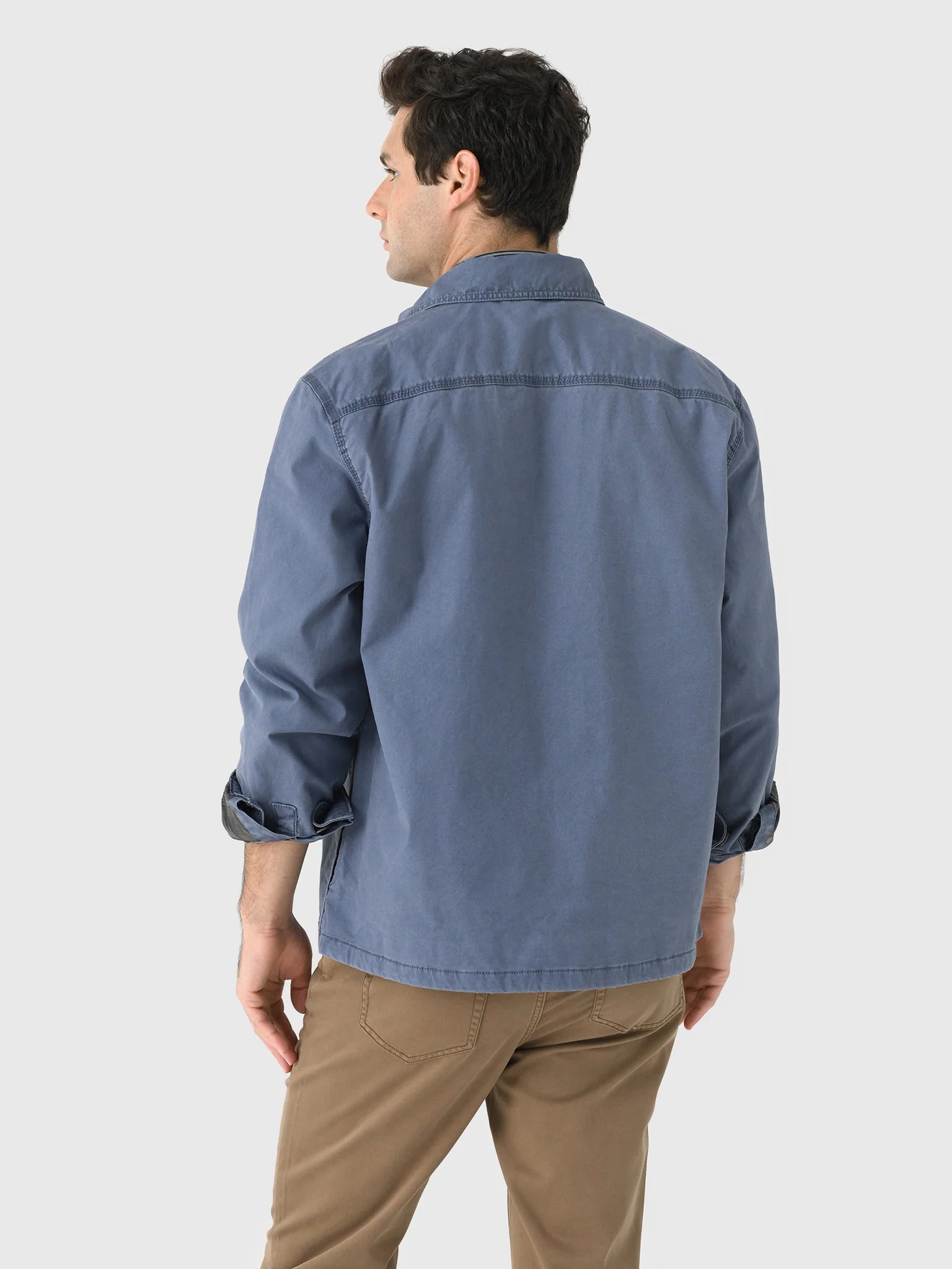 FAHERTY LAKESIDE CPO JACKET IN DUSK in DUSK — view 4