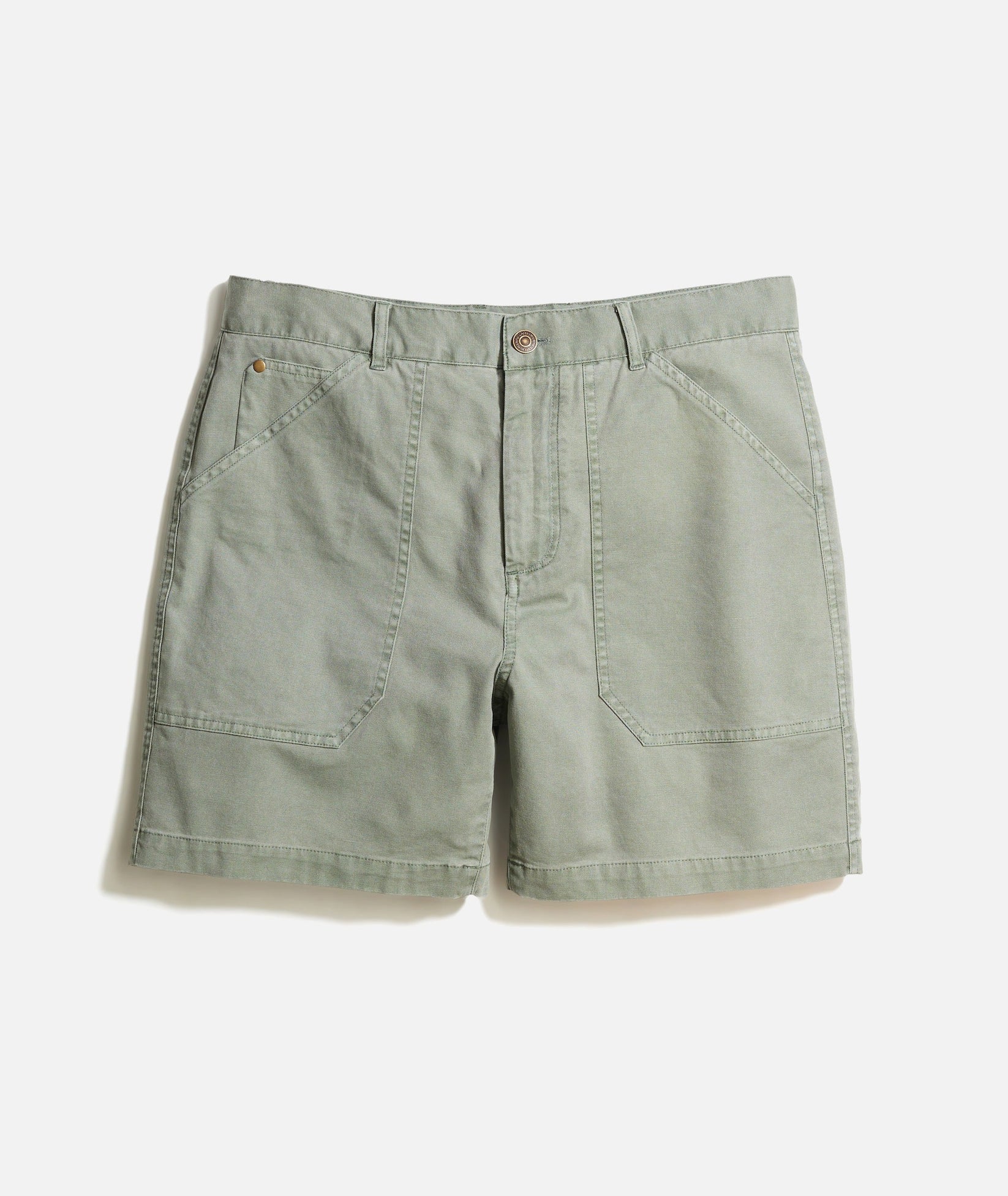 MARINE LAYER 6” BREYER UTILITY SHORT IN VETIVER in VETIVER — main product view
