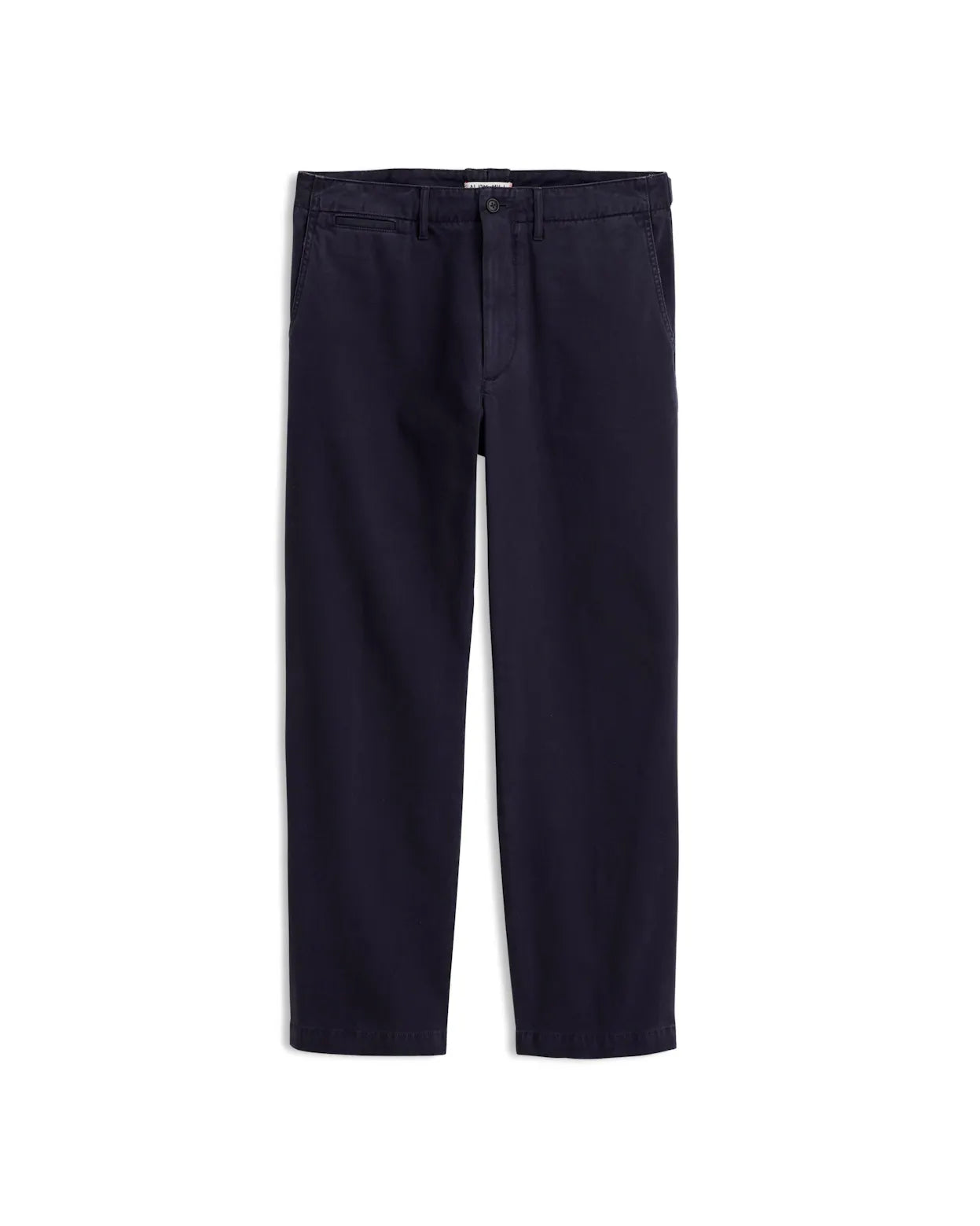 ALEX MILL VINTAGE WASHED WIDE LEG CHINO IN DARK NAVY in DARK NAVY — main product view