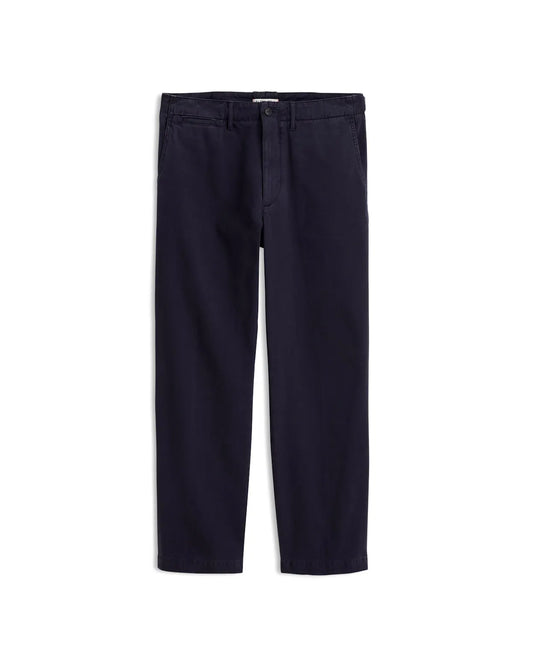 ALEX MILL VINTAGE WASHED WIDE LEG CHINO IN DARK NAVY