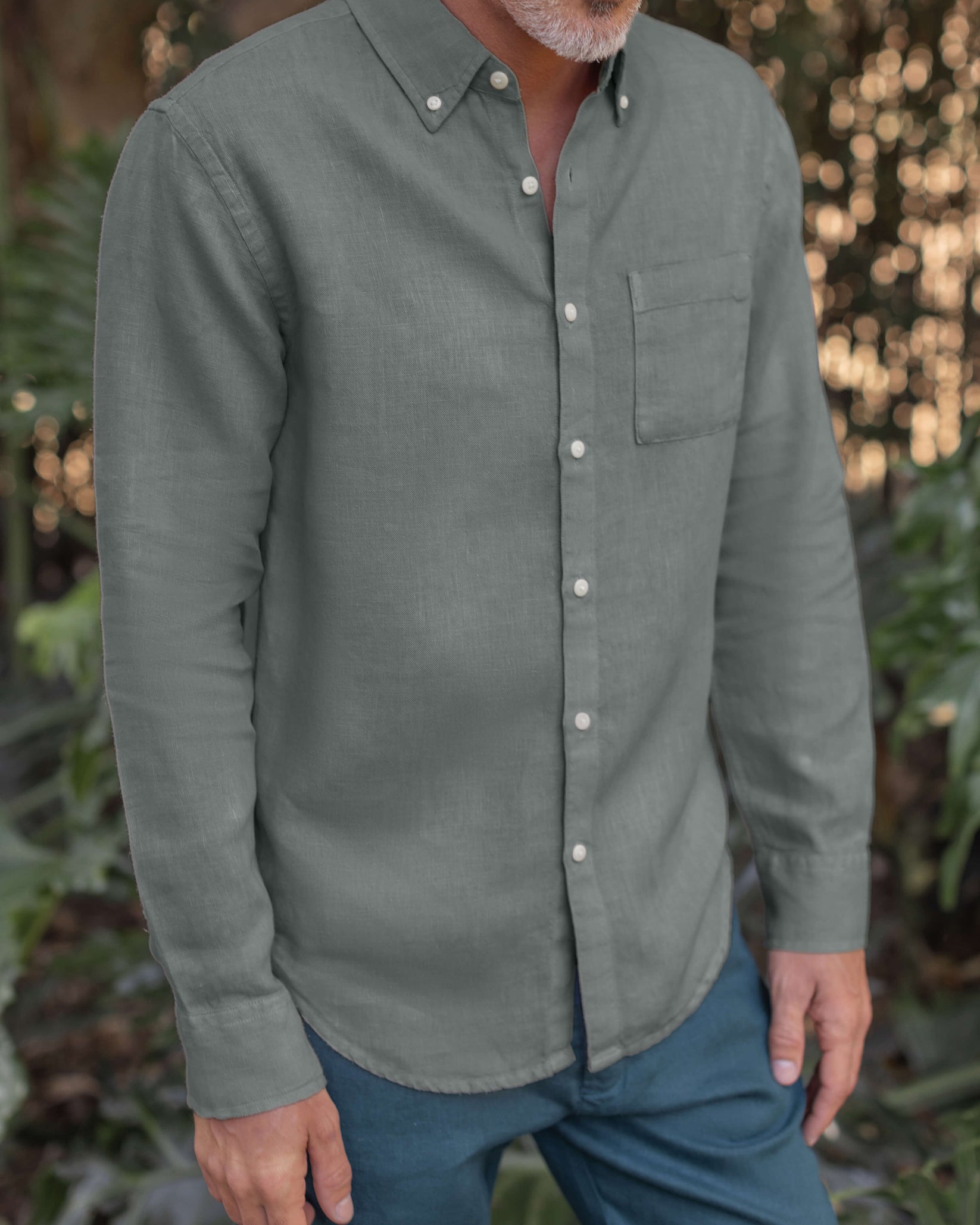 ALEX CRANE PLAYA SHIRT IN JADE in JADE — view 2