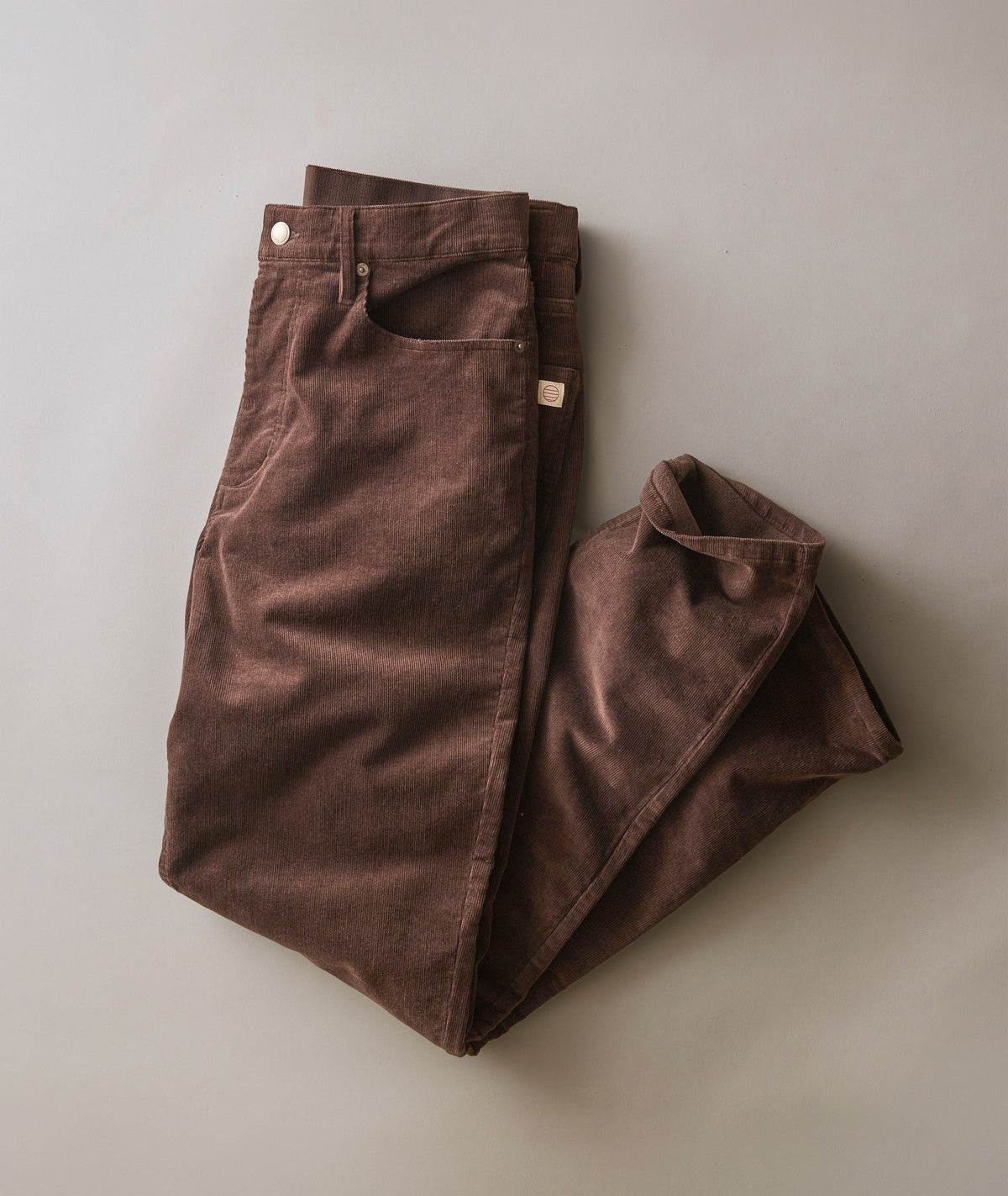 Marine Layer Flex Terry Cords Slim Straight Dark Brown
