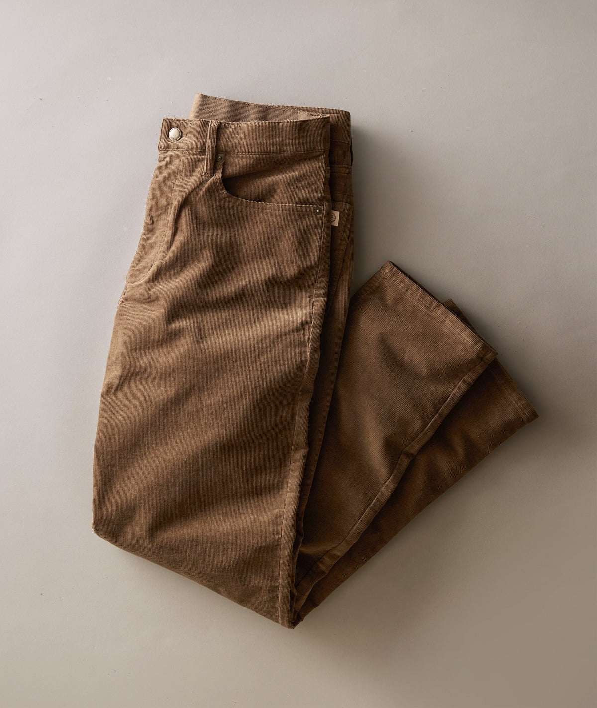 Marine Layer Flex Terry Cords Slim Straight Taupe
