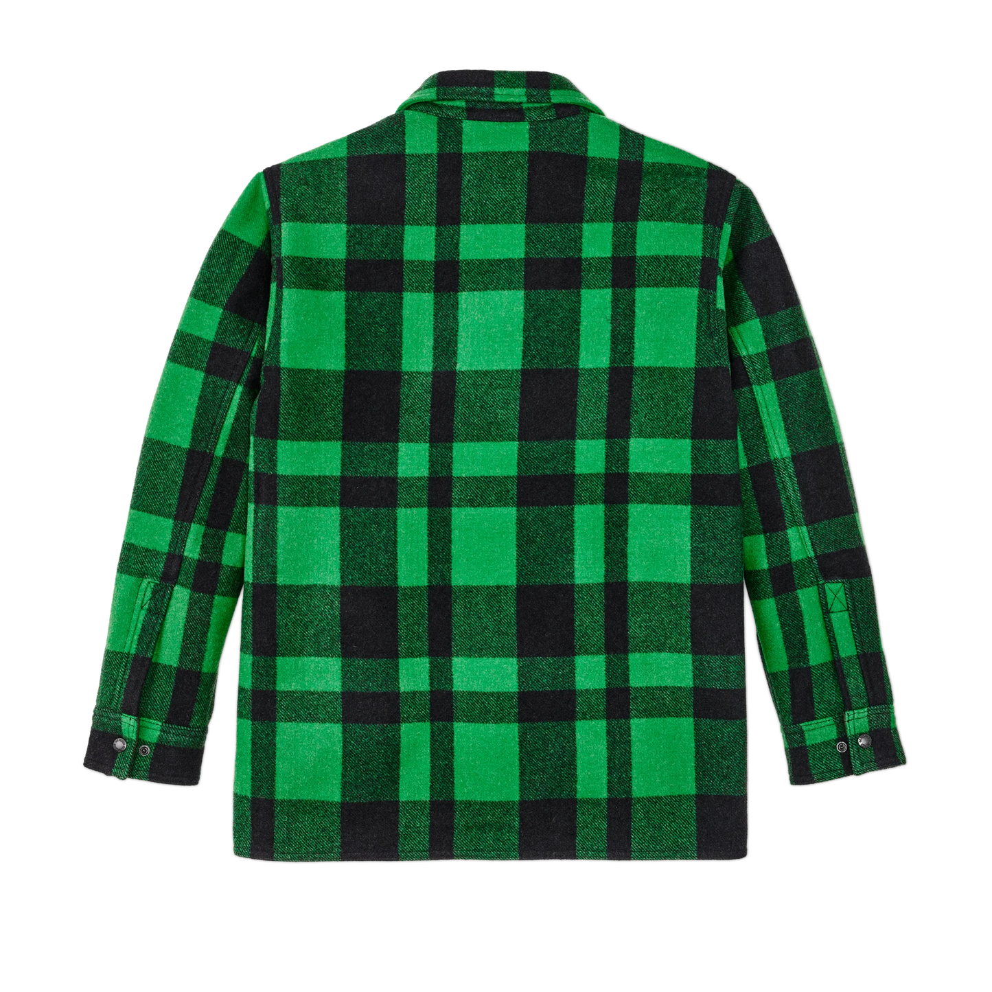 FILSON LINED MACKINAW WOOL JAC SHIRT IN ACID GREEN