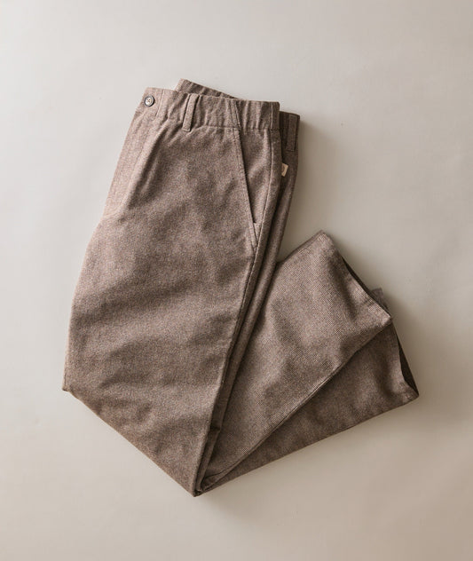 Marine Layer Saturday Houndstooth Chino Slim Straight Dark Taupe