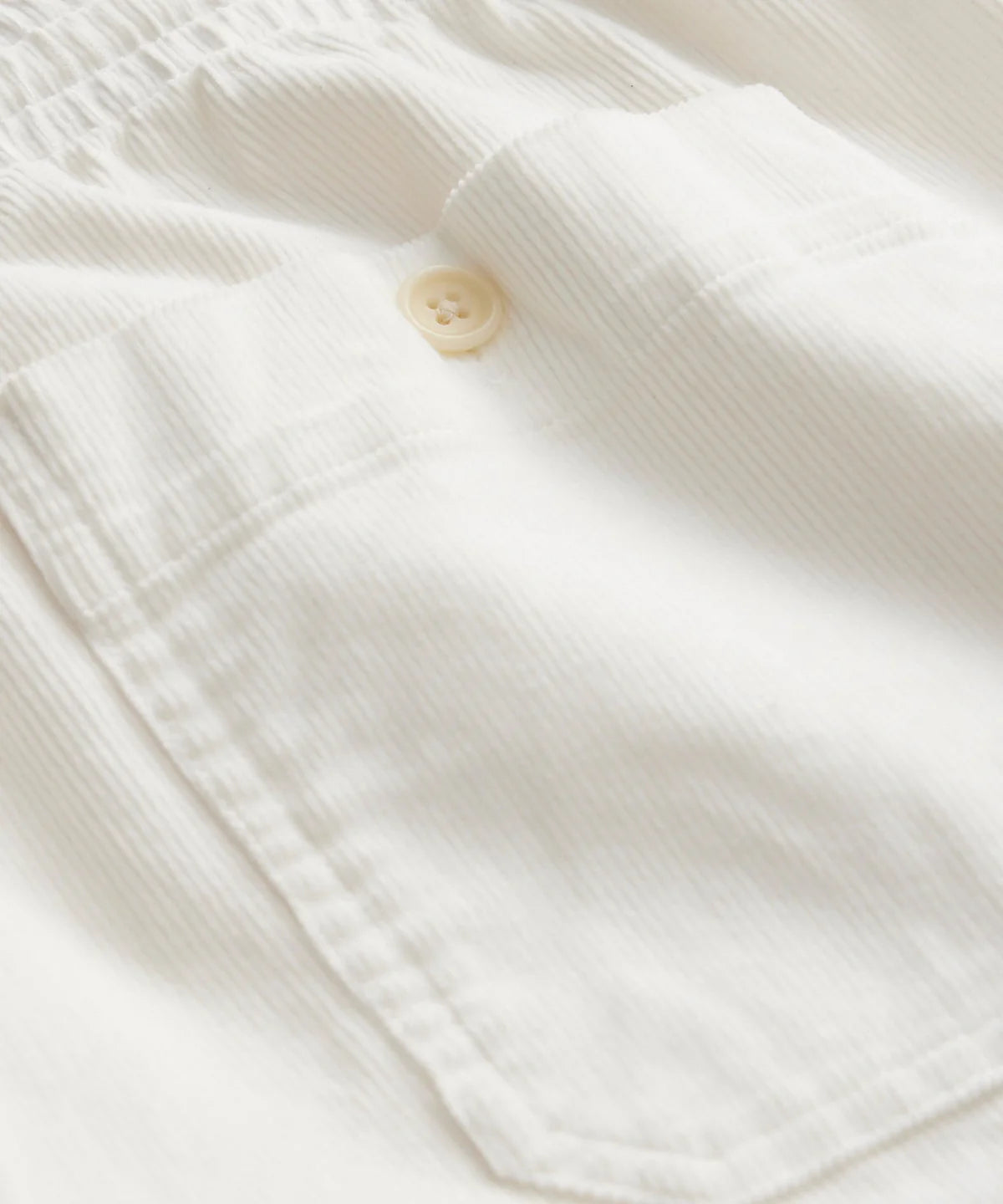 TODD SNYDER 5” CORDUROY WEEKEND SHORT IN ANTIQUE WHITE