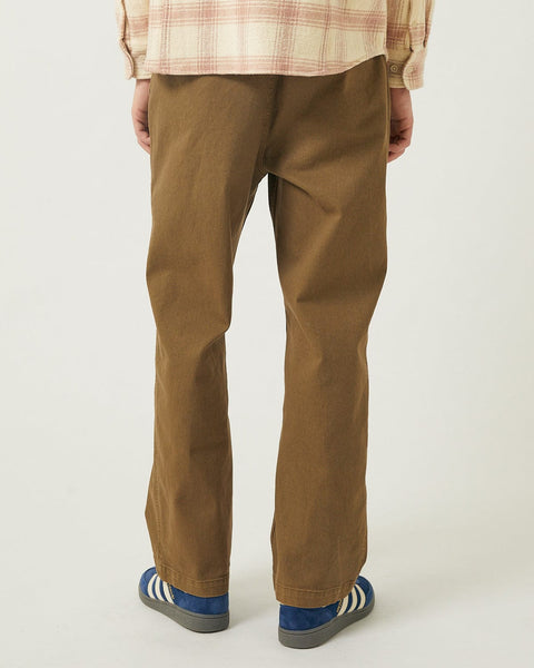 CORRIDOR HEAVY TWILL TROUSER IN BROWN in BROWN — view 4