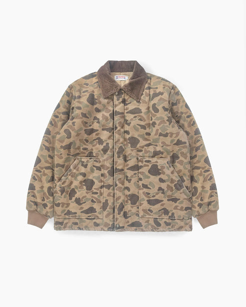 MANRESA THE BITTNER COAT IN DUCK CAMO product view
