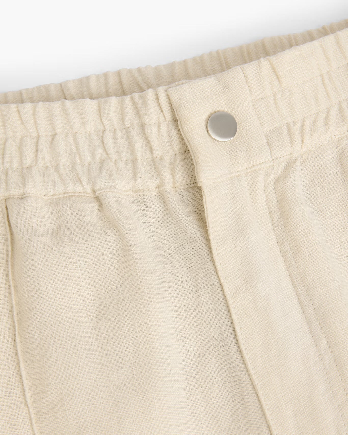 OAS CASPAR LINEN PANT IN BEIGE in BEIGE — view 3